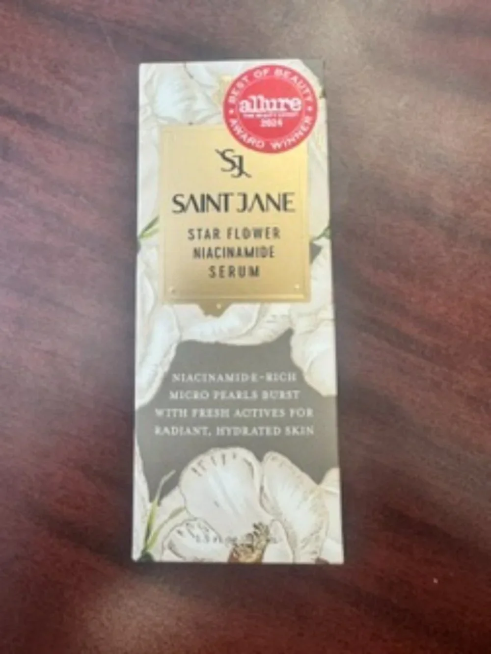 Saint Jane Star Flower Niacinamide Serum/Cream & Gold Floral NEW!